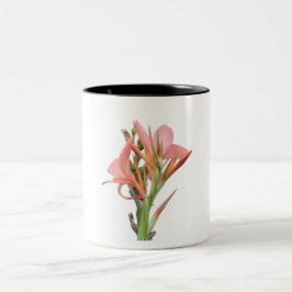 Caneca De Café Em Dois Tons Lily Flower