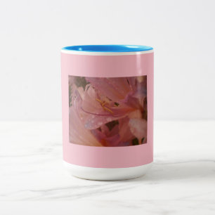 Caneca De Café Em Dois Tons Lily Petal Rosa