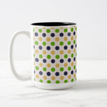 Linda Bolinhas Patterno Mug