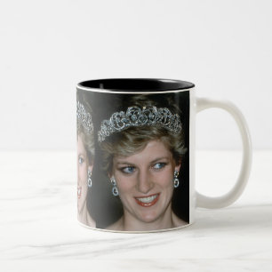 Caneca De Café Em Dois Tons Linda! HRH Princesa de Gales