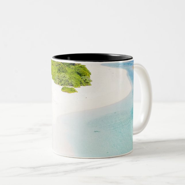 Caneca De Café Em Dois Tons Lindas Criaturas Oceânicas (Frente Esquerda)