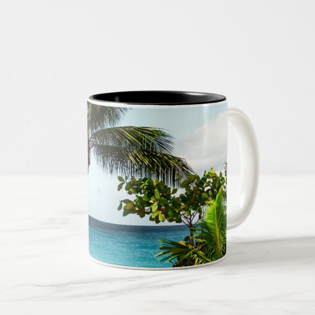 Caneca De Café Em Dois Tons Lindas Criaturas Oceânicas (Frente Esquerda)
