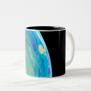 Caneca De Café Em Dois Tons Lindas estrelas