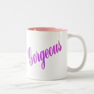 Caneca De Café Em Dois Tons lindo