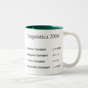 Caneca De Café Em Dois Tons Linguistica 2006