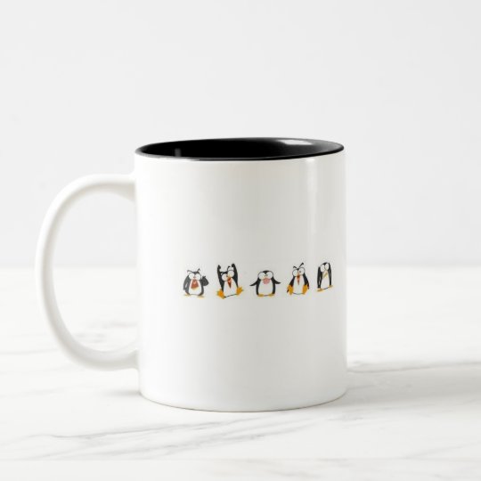Caneca De Café Em Dois Tons Linux