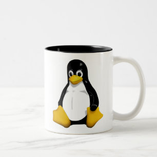 Caneca De Café Em Dois Tons Linux /dev/mug