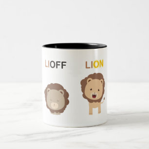 Caneca De Café Em Dois Tons Lioff Lion