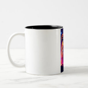 Caneca De Café Em Dois Tons Lion Impresso por Mug