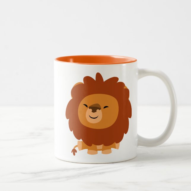 Caneca De Café Em Dois Tons Lion Mug de Fofinho (Direita)