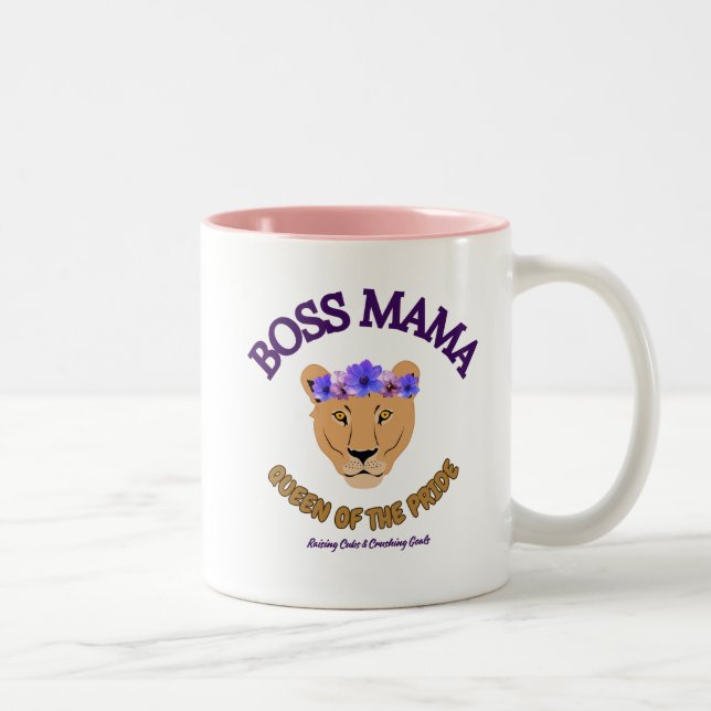 Caneca De Café Em Dois Tons Lioness Boss Ma (Direita)