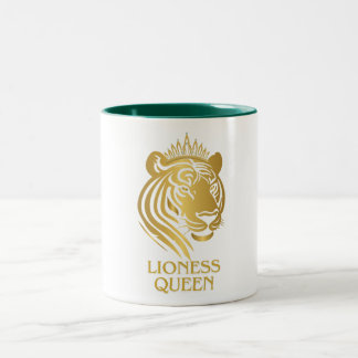Caneca De Café Em Dois Tons Lioness Queen