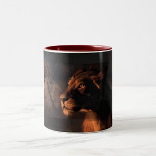 Caneca De Café Em Dois Tons Lions Mug