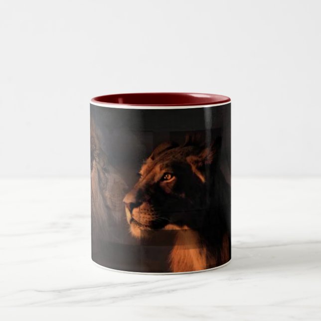 Caneca De Café Em Dois Tons Lions Mug (Centro)