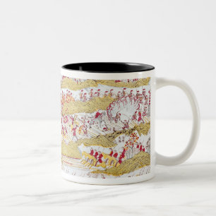 Caneca De Café Em Dois Tons Liou que repele os franceses em Bach Ninh