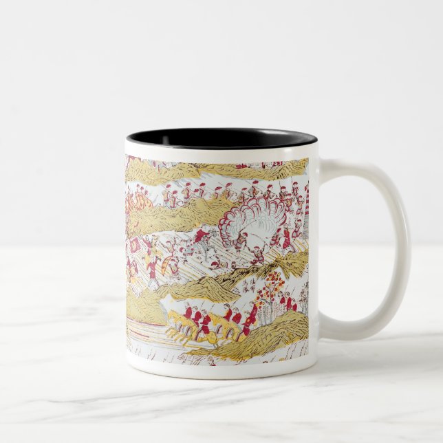 Caneca De Café Em Dois Tons Liou que repele os franceses em Bach Ninh (Direita)