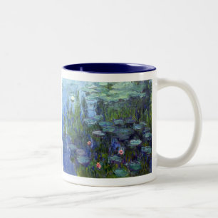 Caneca De Café Em Dois Tons Lírios de água, Claude Monet