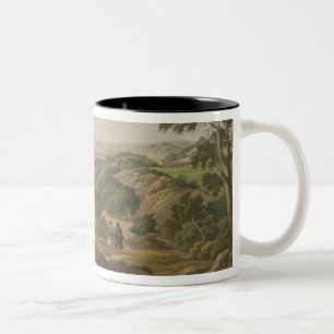 Caneca De Café Em Dois Tons Liso da Olympia, chapeie 6 da parte 1 'de vistas