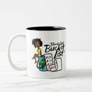 Caneca De Café Em Dois Tons Lista De Baldes De Dois Toneladas De 