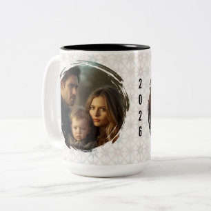 Caneca De Café Em Dois Tons Lista de Resoluções de Ano Novo Personalizadas Mod