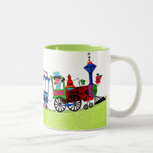 Caneca De Café Em Dois Tons Little Choo Choo