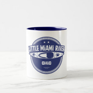 Caneca De Café Em Dois Tons Little Miami River Ohio Kayaking