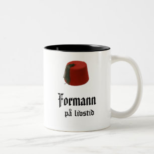 Caneca De Café Em Dois Tons Livstid do på de Formann