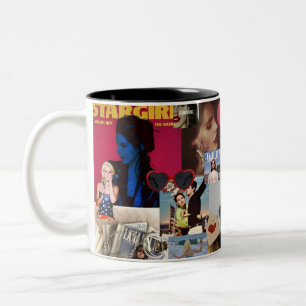 Caneca De Café Em Dois Tons Lizzy Aestic Collage Mug - Vintage Retro