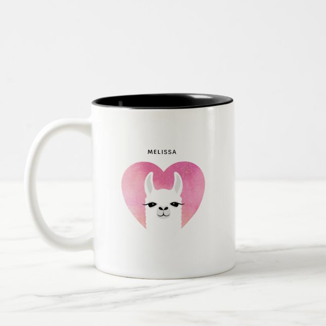 Caneca De Café Em Dois Tons Llama Mugs (Esquerda)