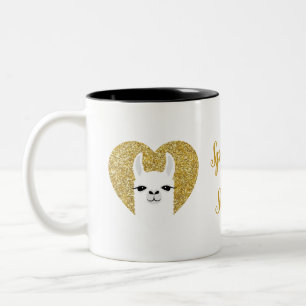 Caneca De Café Em Dois Tons Llama Mugs
