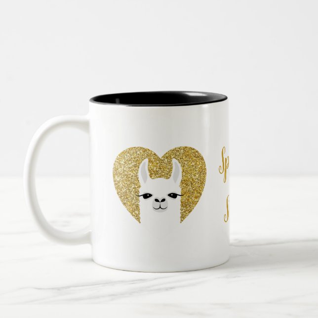 Caneca De Café Em Dois Tons Llama Mugs (Esquerda)