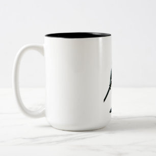 Caneca De Café Em Dois Tons Lobisomem Ártico