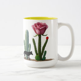 Caneca De Café Em Dois Tons Lobo8: