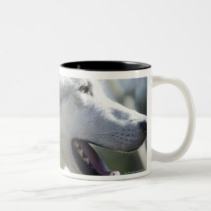 Caneca De Café Em Dois Tons Lobo em Yellowstone 2
