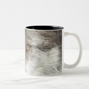 Caneca De Café Em Dois Tons Lobo (lúpus de Canis)
