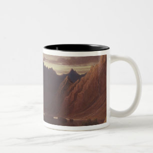 Caneca De Café Em Dois Tons Loch Coruisk, ilha de Skye - alvorecer, c.1826-32