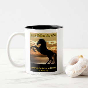 Caneca De Café Em Dois Tons Logótipo 1 RFM