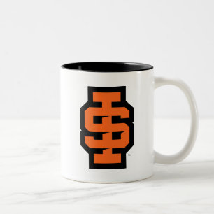 Caneca De Café Em Dois Tons Logotipo Bold Bengals da Universidade Estadual de