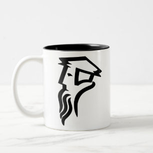 Caneca De Café Em Dois Tons Logótipo Calvin