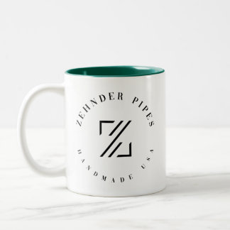 Caneca De Café Em Dois Tons Logotipo clássico ZP Mug com duas tonalidades