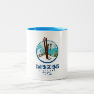 Caneca De Café Em Dois Tons Logótipo da Escócia do Cairngord