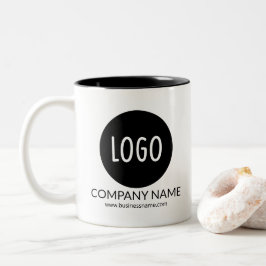 Caneca De Café Em Dois Tons Logotipo de Promocional para empresas personalizad
