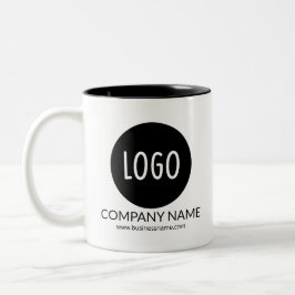 Caneca De Café Em Dois Tons Logotipo de Promocional para empresas personalizad