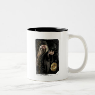 Caneca De Café Em Dois Tons Logotipo de script Dumbledore