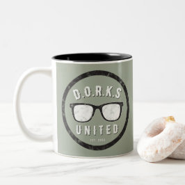 Caneca De Café Em Dois Tons Logotipo Du Circle 2020 Coffee Mug
