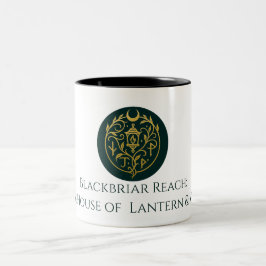 Caneca De Café Em Dois Tons Logotipo e Mug de Título do Blackbriar Reach