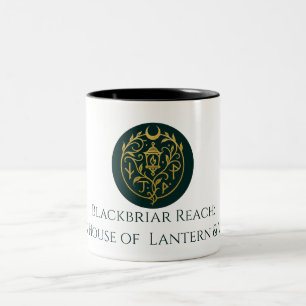 Caneca De Café Em Dois Tons Logotipo e Mug de Título do Blackbriar Reach