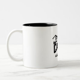 Caneca De Café Em Dois Tons Logotipo em cascata USA Canada.