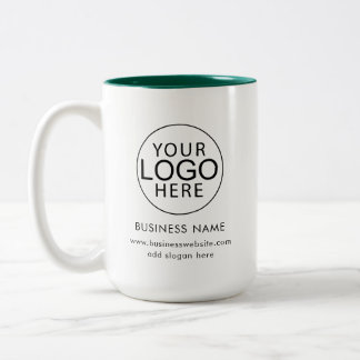 Caneca De Café Em Dois Tons Logotipo Empresarial Funcionários Evento Personali