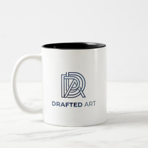 Caneca De Café Em Dois Tons Logotipo Empresarial Personalizado Profissional Es